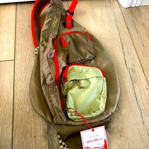 Eddie Bauer Travel Sling back bag.  Brand New. Tags on.